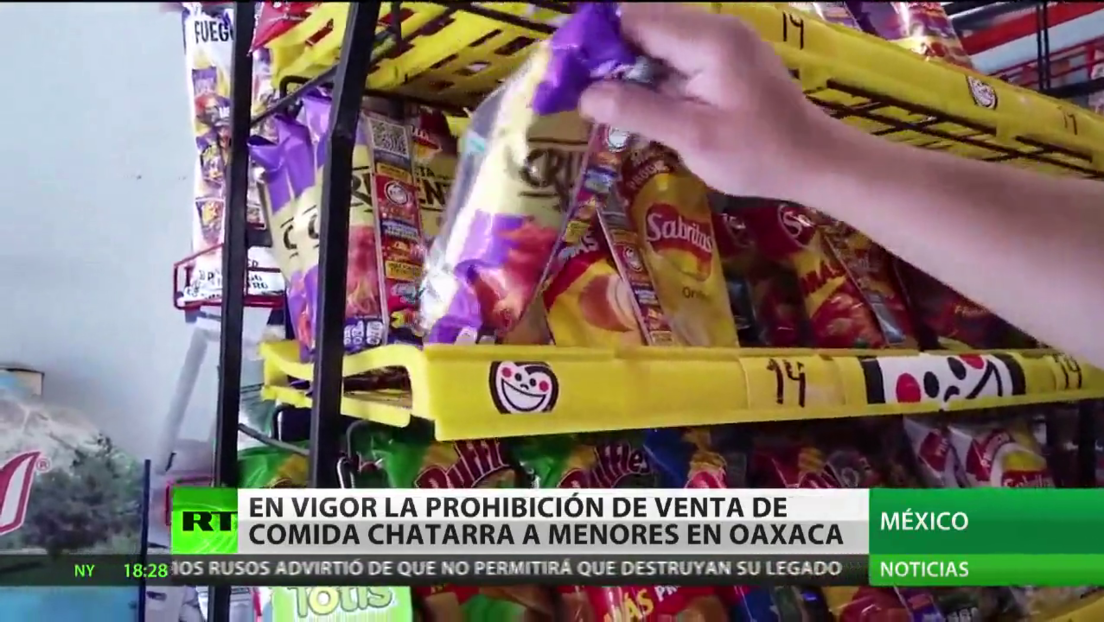 Entra en vigor la prohibición de venta de 'comida chatarra' a menores de edad en el estado mexicano de Oaxaca
