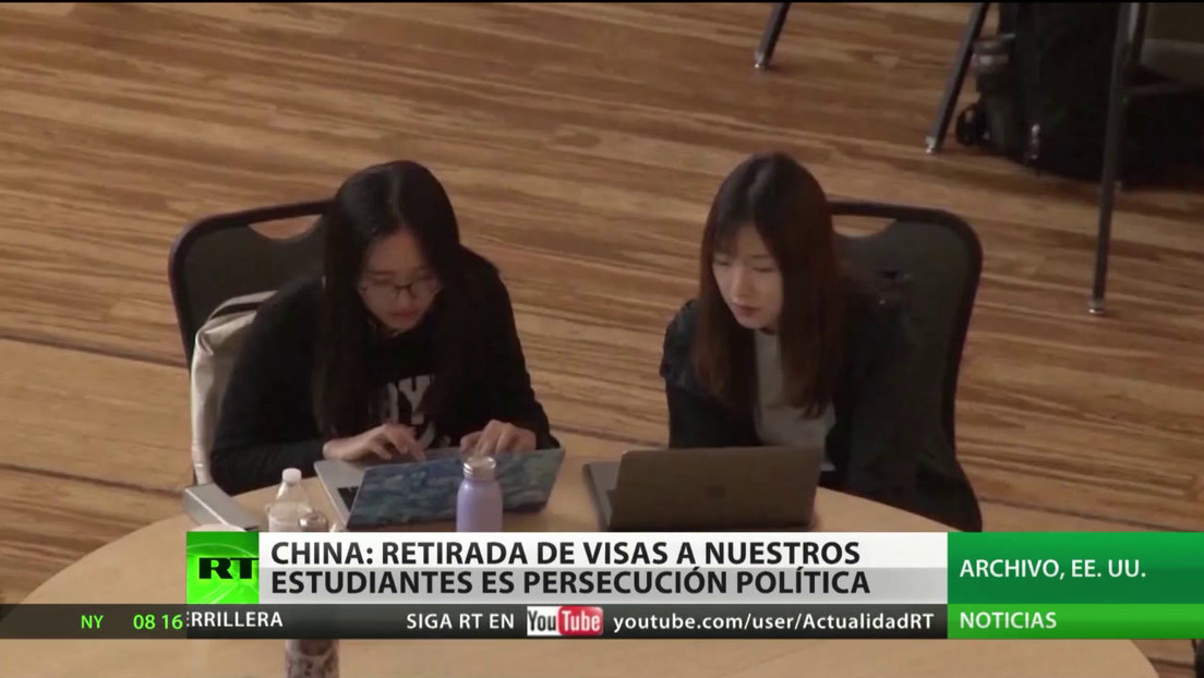Pekín: La retirada de visas a estudiantes chinos en EE.UU. es una "persecución política"