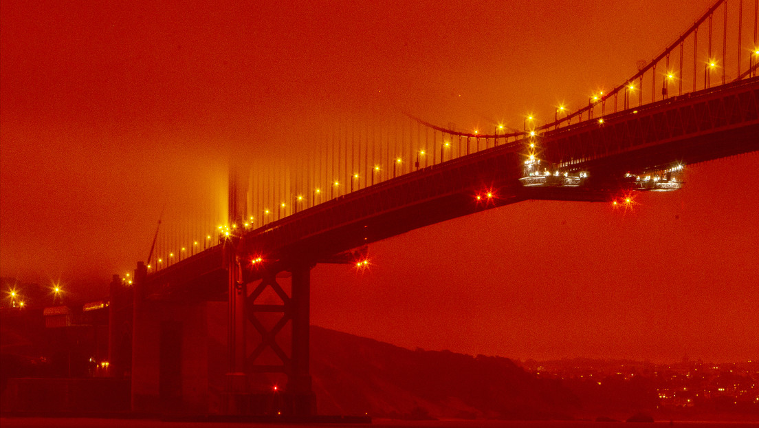 VIDEO: Incendios forestales tiñen de naranja el cielo de San Francisco y convierten esa ciudad en el escenario de una película apocalíptica