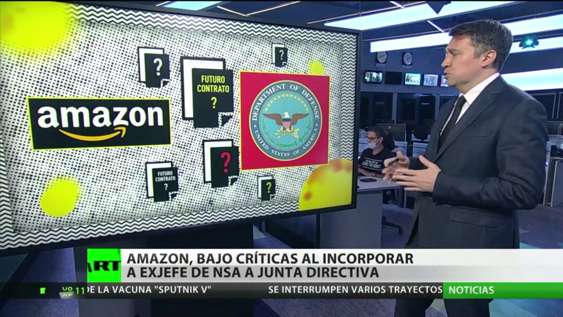 Amazon, blanco de críticas por incorporar al exjefe de la NSA a su junta directiva