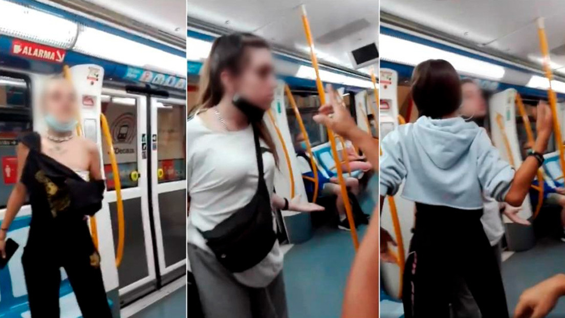 Las adolescentes que insultaron y escupieron a una pareja de latinoamericanos en el metro de Madrid quedan en libertad