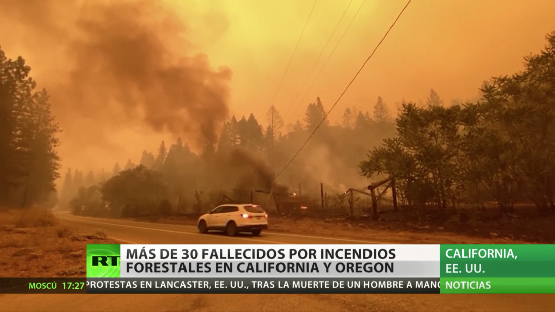 EE.UU.: Incendios forestales en California y Oregón dejan más de 30 fallecidos