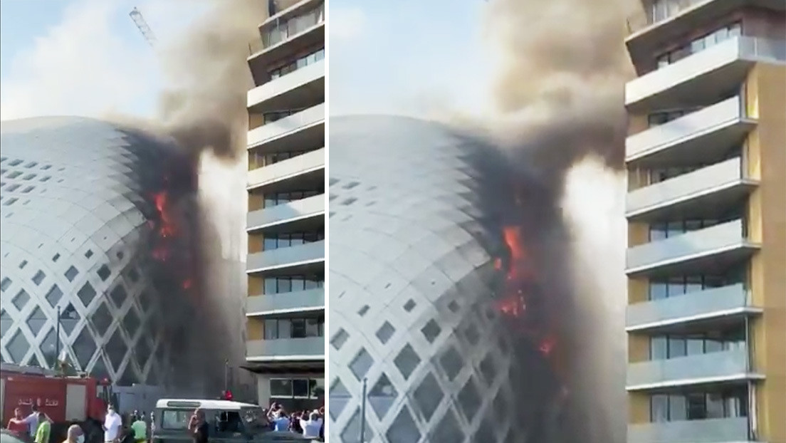 Se declara un incendio en un edificio diseñado por la arquitecta Zaha Hadid en Beirut (VIDEOS)