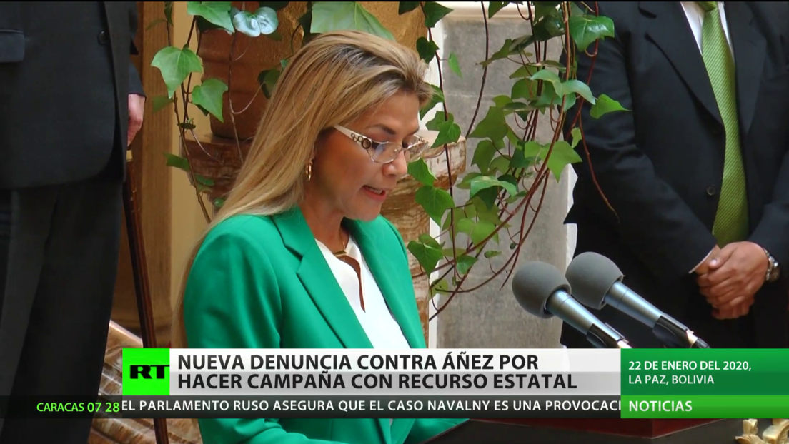 Nueva denuncia contra Jeanine Áñez por hacer campaña con recursos estatales