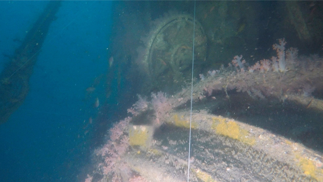 VIDEO: Buzos hallan en el sudeste asiático un submarino estadounidense perdido en la Segunda Guerra Mundial