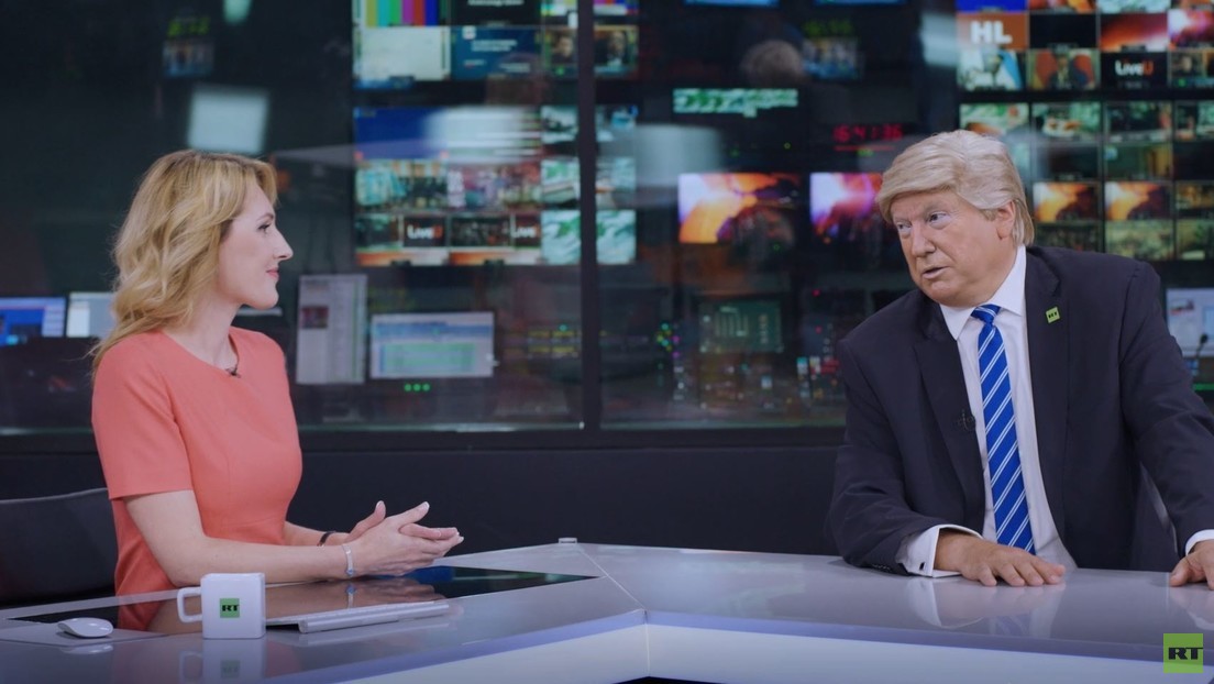 VIDEO: RT le 'ofrece' trabajo a Donald Trump (bueno, casi)