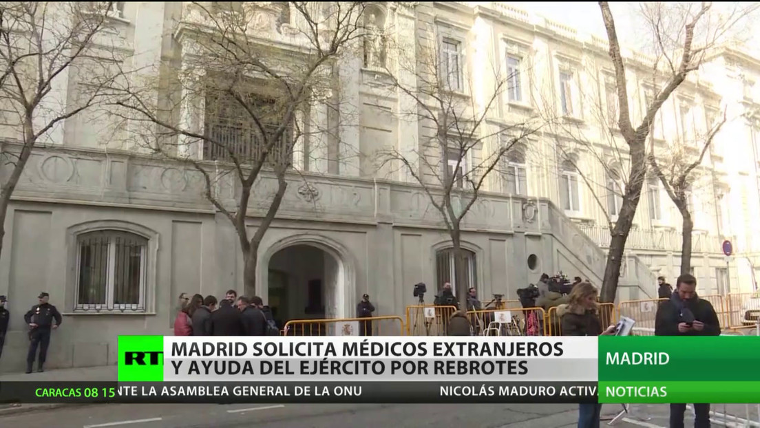 Madrid pide al Gobierno central la intervención del Ejército para ayudar a contener el covid-19