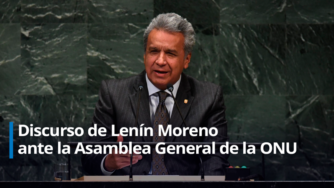 Lenín Moreno dice ante la ONU que el préstamo del FMI "ha sido fundamental" para Ecuador