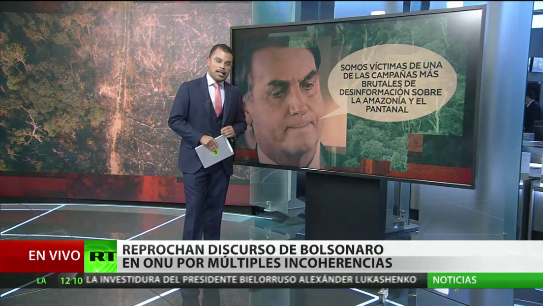 Critican el discurso de Bolsonaro ante la Asamblea de la ONU por múltiples incoherencias