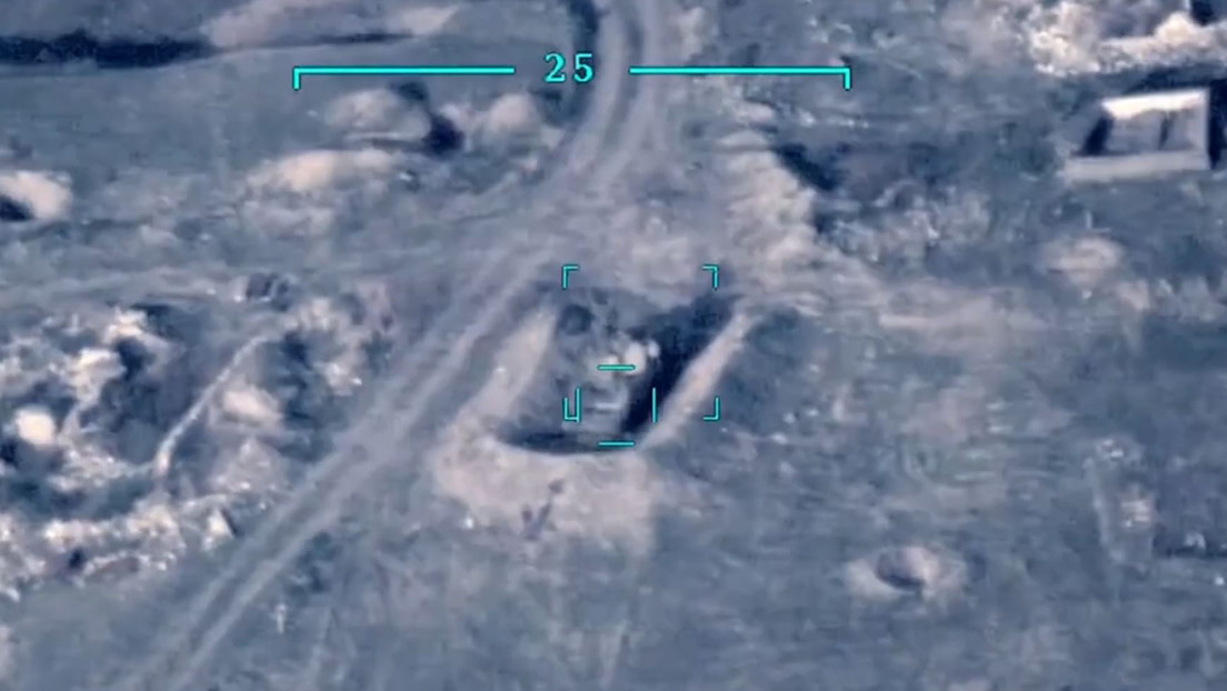 VIDEO: Momento de la destrucción de equipo militar armenio durante un ataque de Azerbaiyán