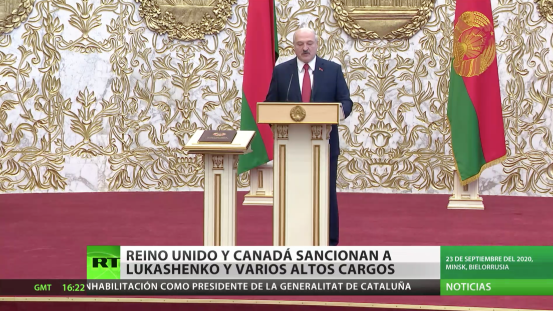 Reino Unido y Canadá sancionan a Lukashenko y a varios altos cargos de Bielorrusia