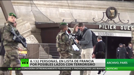 Más de 8.000 nombres en la lista de Francia de personas que pueden tener lazos con el terrorismo