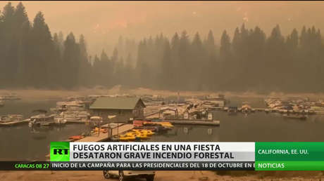 Una fiesta para conocer el sexo de un bebé desata un gran incendio forestal en California
