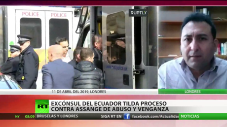 Excónsul de Ecuador tilda de "abuso" y "venganza" el proceso contra Assange