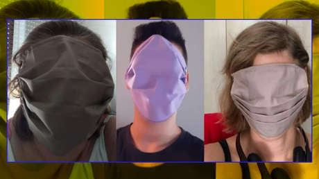 FOTOS: Grecia reparte a sus escolares enormes mascarillas que cubren toda la cara