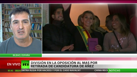 Experto: La retirada de candidatura de Áñez sirve a intereses de EE.UU.