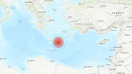 Se registra un sismo de magnitud 5,9 cerca de la isla griega de Creta