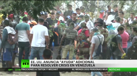 EE.UU. anuncia "ayuda" adicional para resolver crisis en Venezuela