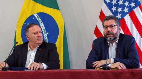 Visita de Pompeo a Brasil resulta en una ola de críticas contra el canciller Araújo