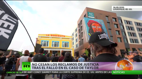 No cesan los reclamos de justicia en EE.UU. tras el fallo en el caso de Breonna Taylor