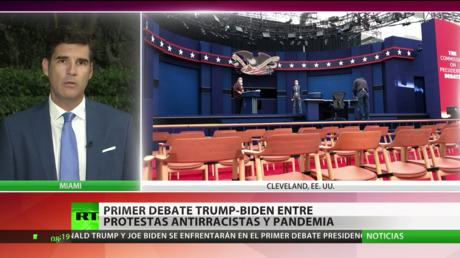 Trump y Biden participarán en el primer debate en un clima marcado por protestas antirracistas y la pandemia