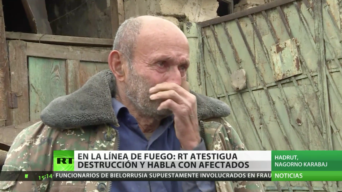 En la línea de fuego: RT es testigo de la angustia de la población en Nagorno Karabaj
