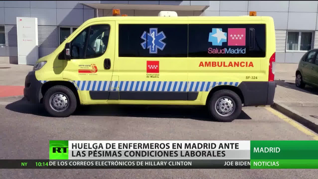 Madrid: Enfermeros convocan una huelga ante la precariedad de condiciones laborales
