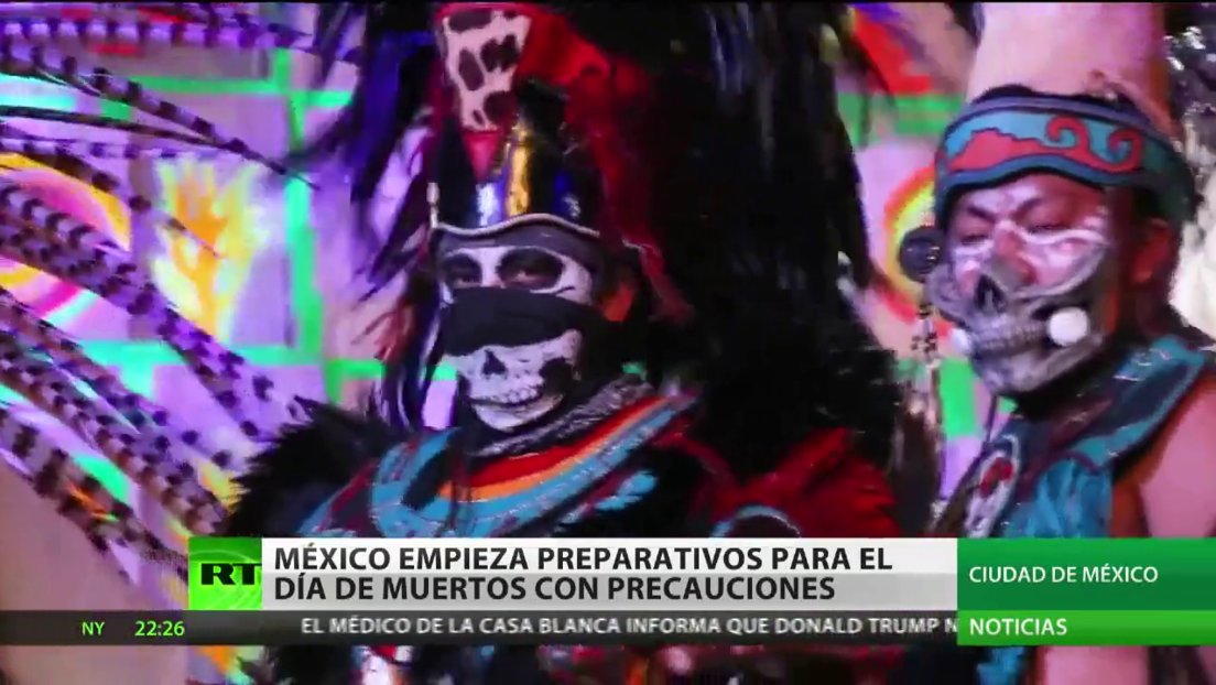 México empieza preparativos para el Día de Muertos con precauciones