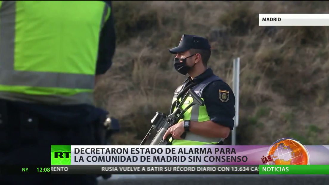 Decretan el estado de alarma para la Comunidad de Madrid, sin consenso con las autoridades locales