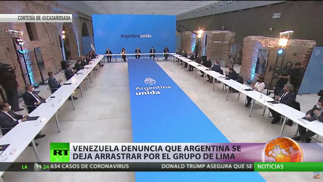 Venezuela denuncia que Argentina se deja arrastrar por el Grupo de Lima