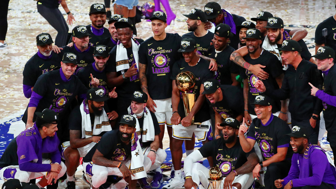 Los Lakers de Los Ángeles se consagran campeones de la NBA tras imponerse al Heat de Miami 4 juegos a 2 en la serie final