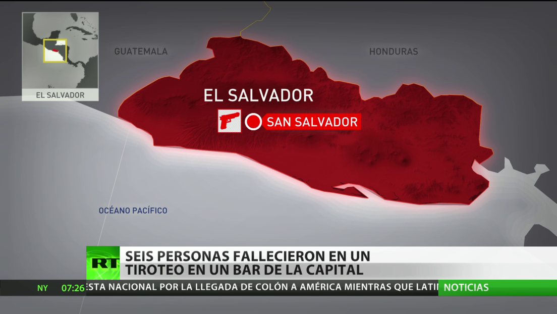 Seis personas mueren en un tiroteo en un bar de la capital de El Salvador