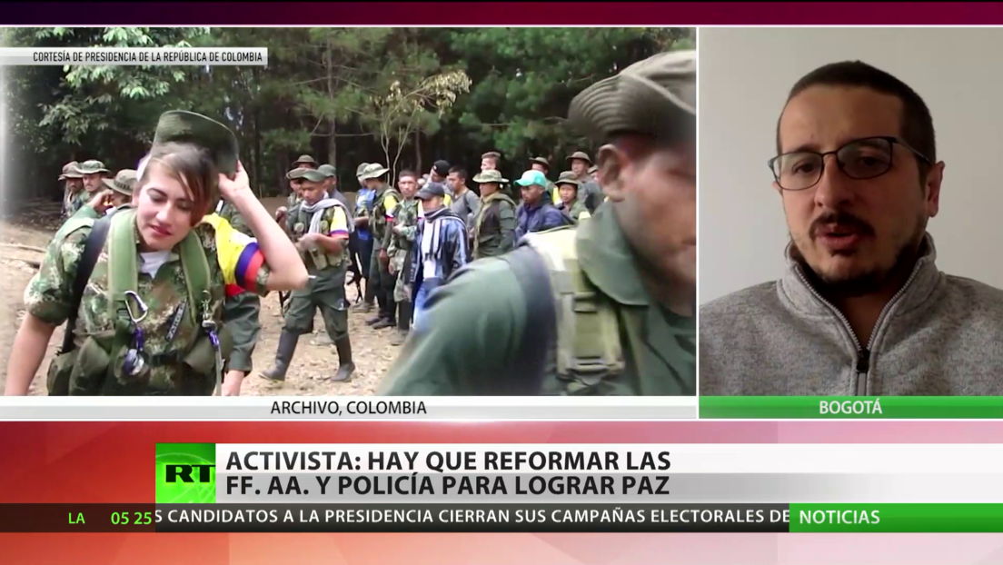 Activista de derechos humanos: Hay que reformar las Fuerzas Armadas y la Policía en Colombia para lograr la paz