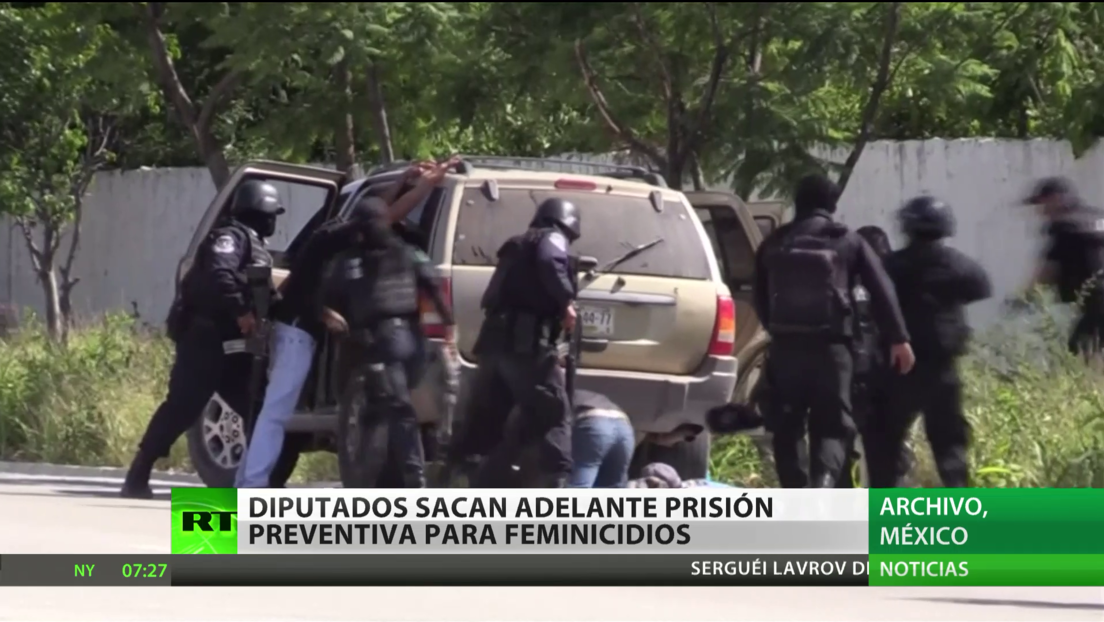 México: Diputados sacan adelante prisión preventiva para feminicidios