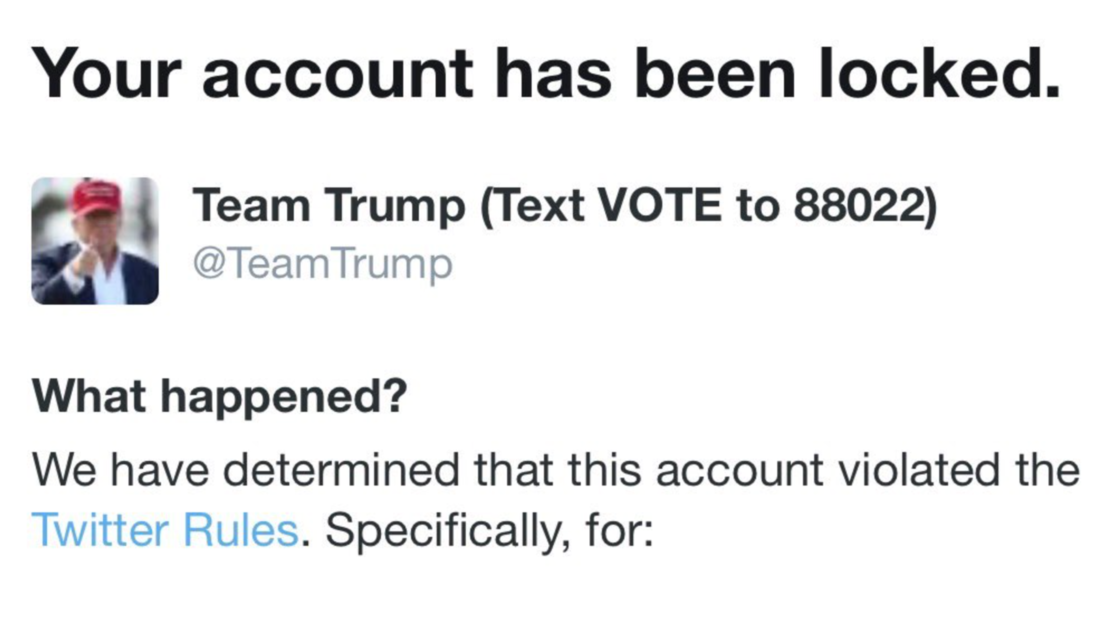 Twitter restringe temporalmente la cuenta de la campaña electoral de Trump por un video sobre el hijo de Joe Biden
