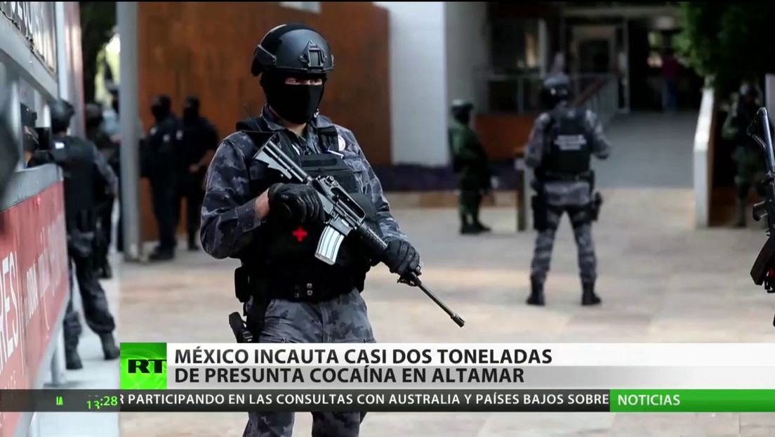 México incauta casi dos toneladas de presunta cocaína en altamar