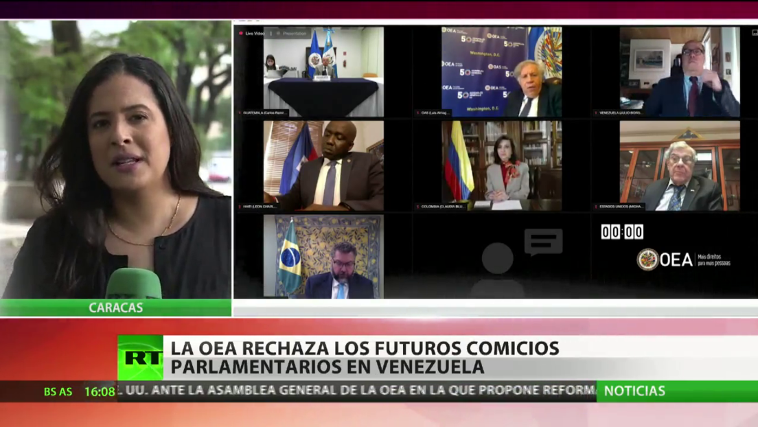 La OEA rechaza los futuros comicios parlamentarios en Venezuela