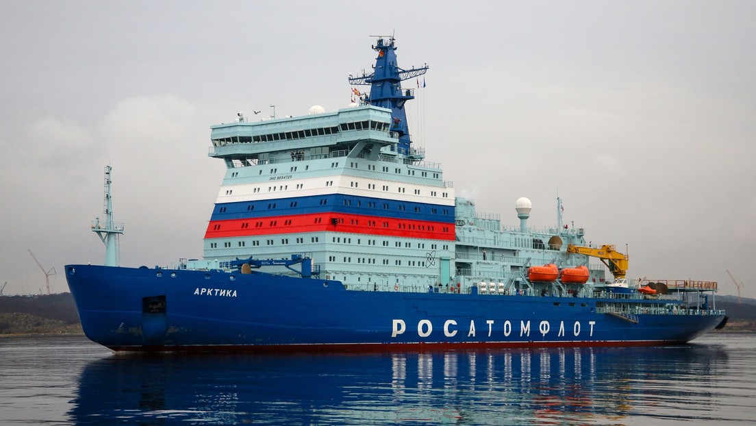 El rompehielos nuclear más potente del mundo se une a la flota ártica de Rusia