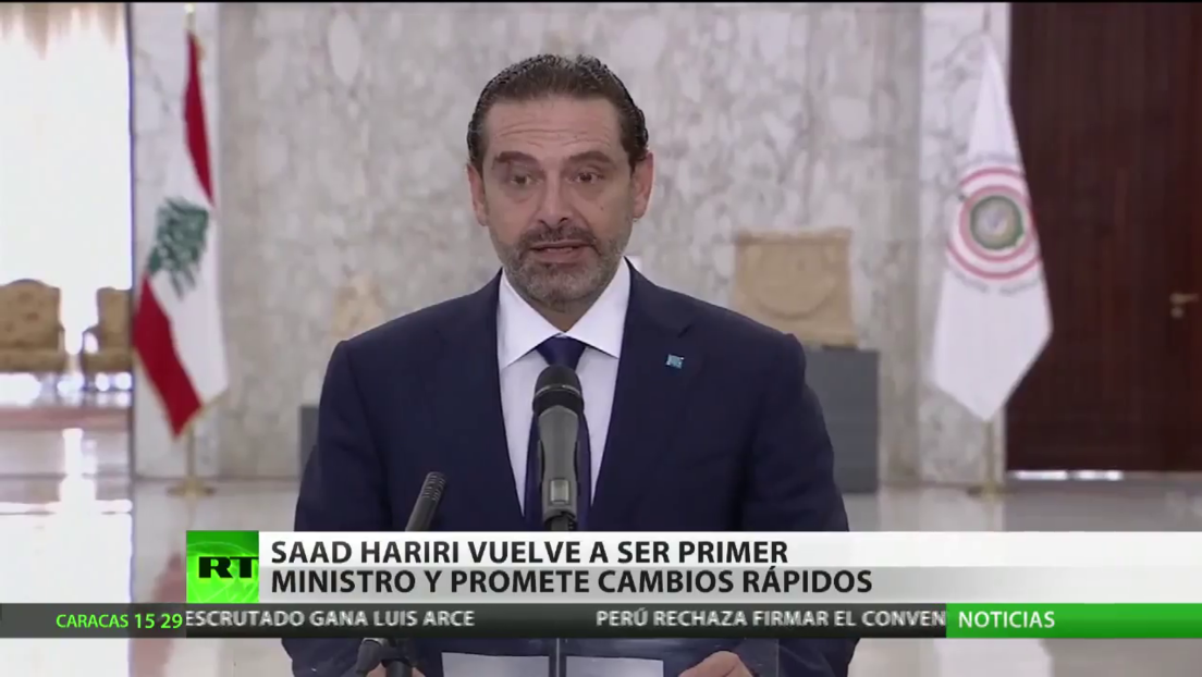 Saad Hariri vuelve a ser primer ministro del Líbano y promete cambios rápidos
