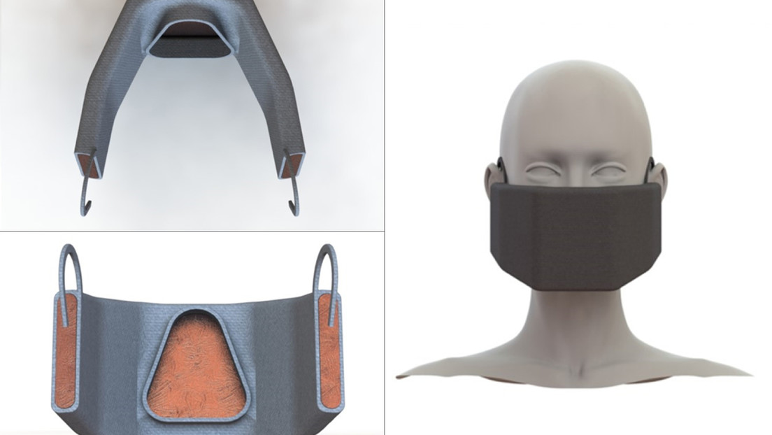 Elaboran una máscara 'calentadora' con batería capaz de matar el coronavirus por su temperatura