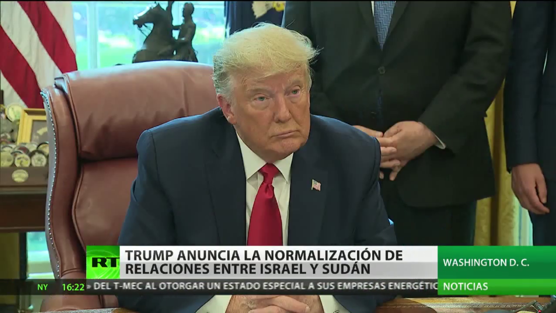 Trump anuncia la normalización de relaciones entre Israel y Sudán