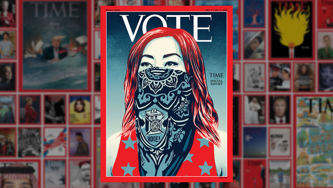 'Vote': la revista Time cambia su cabecera por primera vez en la historia de cara a las próximas elecciones en EE.UU.