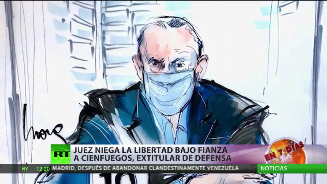 Niegan la libertad bajo fianza a Salvador Cienfuegos