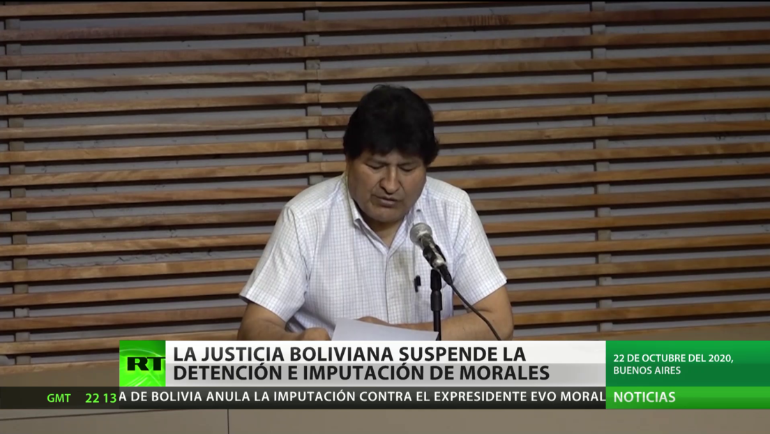 La Justicia boliviana suspende la orden de detención y la imputación de Evo Morales