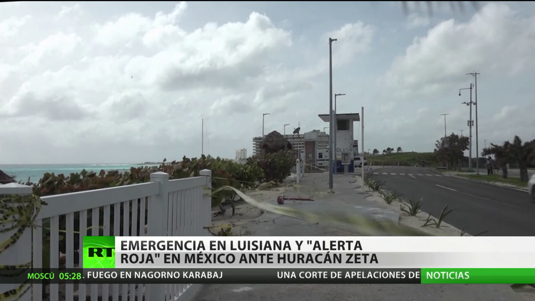 Emergencia en el sur de EE.UU. y "alerta roja" en México ante el huracán Zeta