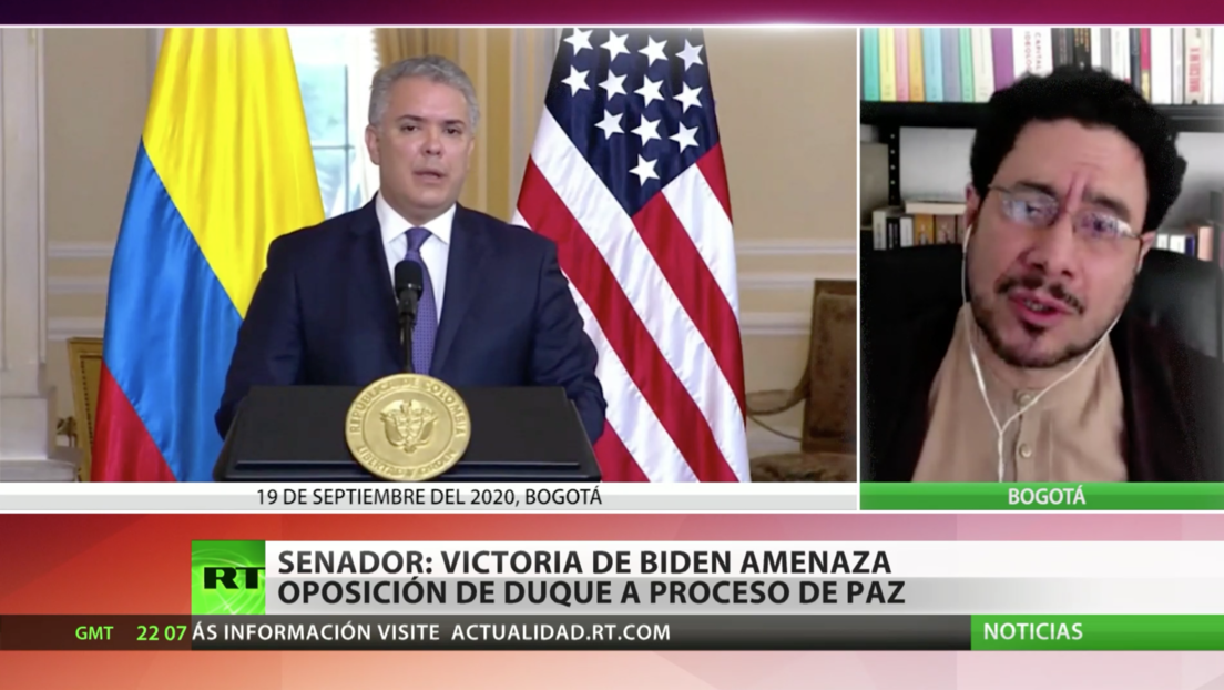 Senador colombiano acusa al Gobierno de Iván Duque de injerencia en las elecciones de EE.UU.