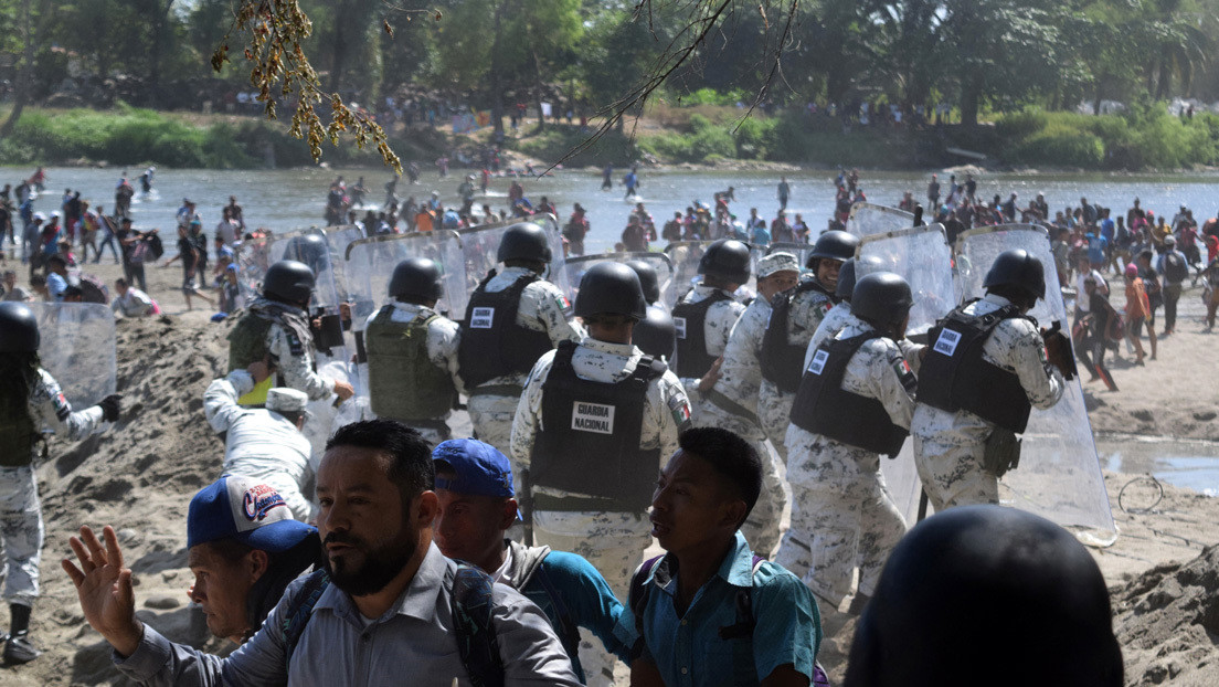 Comisión de Derechos Humanos de México acredita que Guardia Nacional agredió a miembros de la caravana migrante