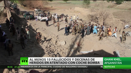 Afganistán: Al menos 15 muertos y decenas de heridos por un atentado con coche bomba