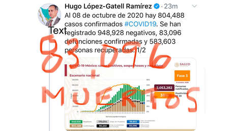 Una académica 'corrige' al subsecretario de Salud de México con los mismos datos que había dado el funcionario y la red estalla