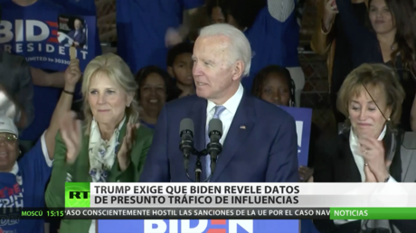 Trump exige que Biden revele "de inmediato" los datos del presunto tráfico de influencias de su familia
